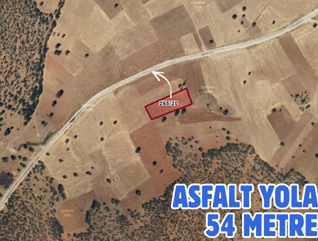 KONYA GÜNEYSINIR AĞRAS 2.715 M² TARLA SATILIKTIR - KONYA GÜNEYSINIR fotoğraf 3